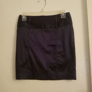 Navy blue skirt